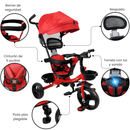 TRICICLO J-TS5015-P ROJO STB