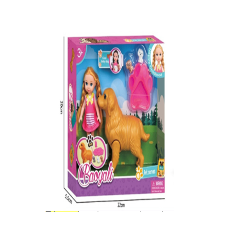 MUÑECA+PERRITOS 127-2 STB