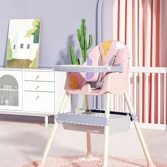 SILLA COMEDOR 8936 BABY KAYS ROSADA