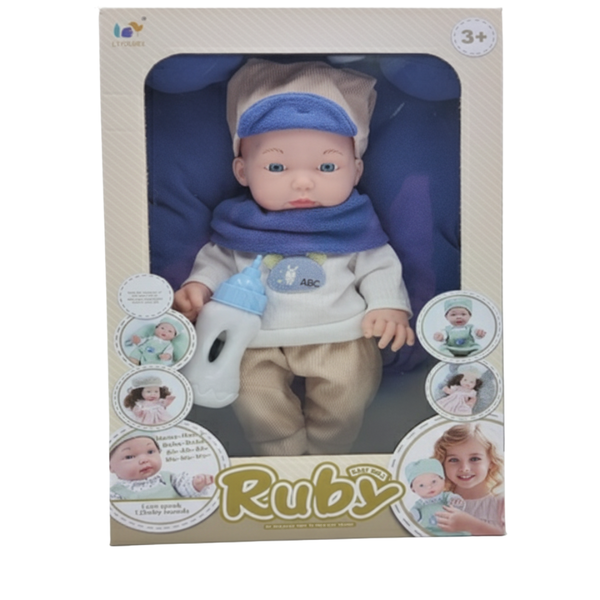SET MUÑECO BEBE L6209D STB