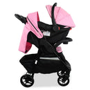 COCHE TRAVEL SYSTEM SIENNA 5282 - ROSADO BEBESIT