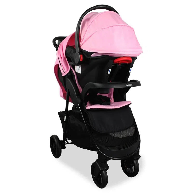 COCHE TRAVEL SYSTEM SIENNA 5282 - ROSADO BEBESIT