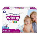 PAÑALES WINNY ULTRATRIM SEC ETAPA 4 X30 UND