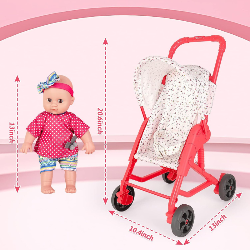 SET MUÑECO BEBE 11 PZ 7194-1 STB