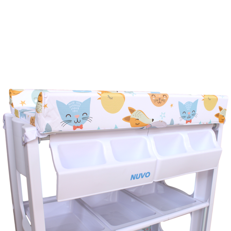 BAÑERA DE PIE CAMBIADOR TIN-100 BEBESITO ANIMALES