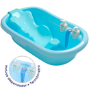BAÑERA PLEGABLE + SOPORTE BSP-101 BEBESITOS AZUL