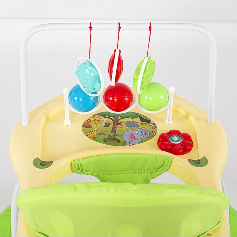 CAMINADOR PARA BEBÉ CON JUGUETES COLGANTES Y-W641 MUNBE VERDE