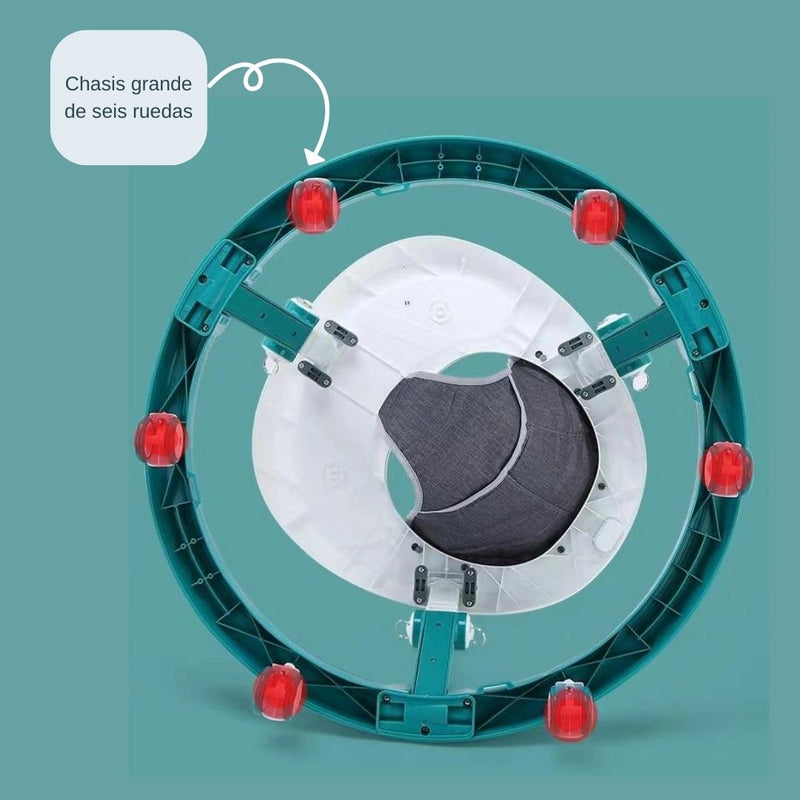 CAMINADOR PARA BEBÉ CON JUEGOS INTERACTIVOS Y ALTURA AJUSTABLE VERDE Y-W402 MUNBE