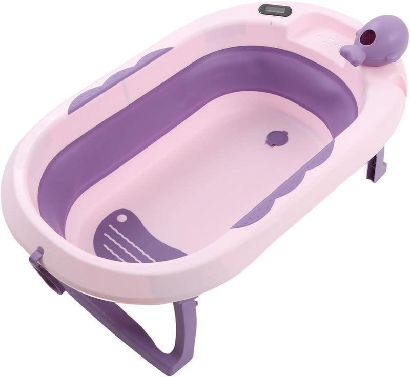 BAÑERA PLEGABLE TERMÓMETRO+JUGUETE LX-209 BABY KAYS