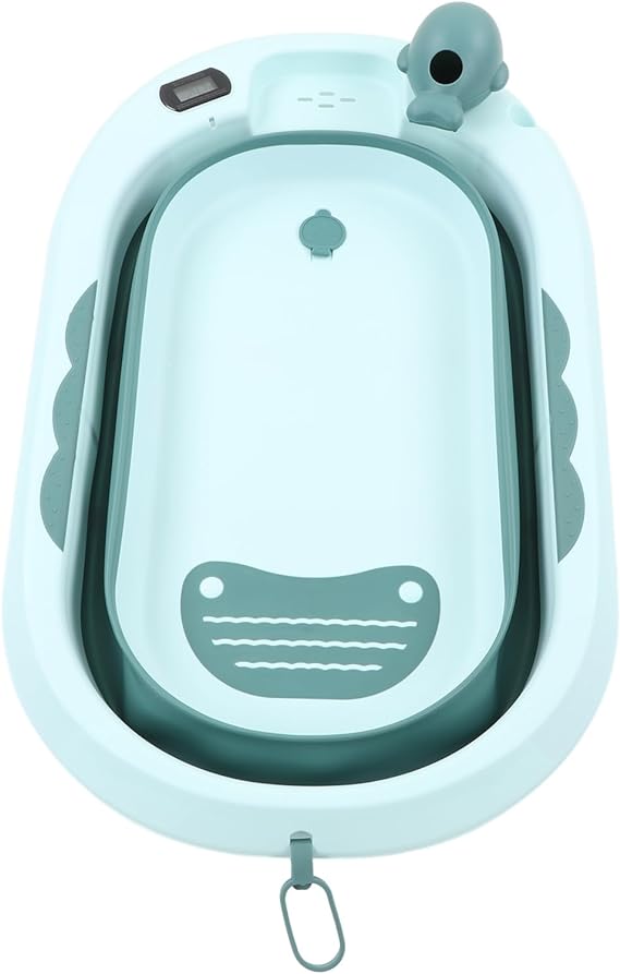 BAÑERA PLEGABLE TERMÓMETRO+JUGUETE LX-209 BABY KAYS