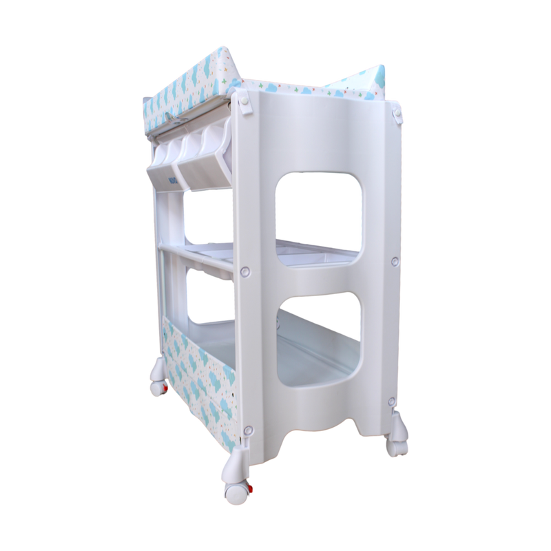 BAÑERA DE PIE CAMBIADOR TIN-101 BEBESITO NUBES