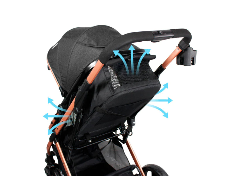 COCHE GOLD LX QB321 - NEGRO BEBESIT