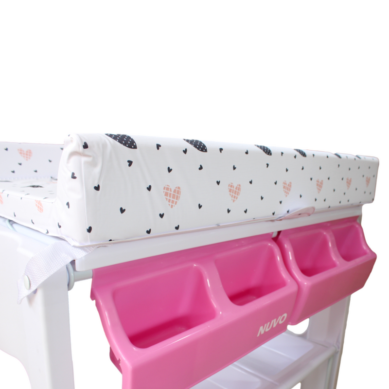 BAÑERA DE PIE CAMBIADOR TIN-103 BEBESITO CORAZÓN