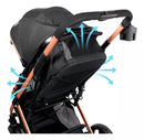 COCHE TRAVEL SYSTEM GOLD LX TS619 BEBESIT NEGRO-
