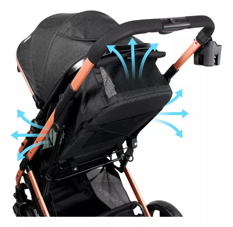 COCHE TRAVEL SYSTEM GOLD LX TS619 BEBESIT NEGRO-