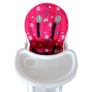 SILLA COMEDOR MDQ-HC01 BABY KAYS FUCSIA