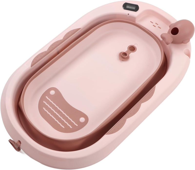 BAÑERA PLEGABLE TERMÓMETRO+JUGUETE LX-209 BABY KAYS