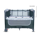 CUNA CORRAL SLEEP ZK005 3 EN 1: COLECHO, CUNA Y CORRAL PARA BEBÉS DE 0 A 3 AÑOS- ROSADO-