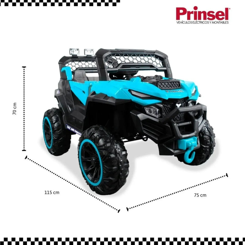VEHICULO ELÉCTRICO XPLORE DLX BLUE 12V EMY8888BL PRINSEL