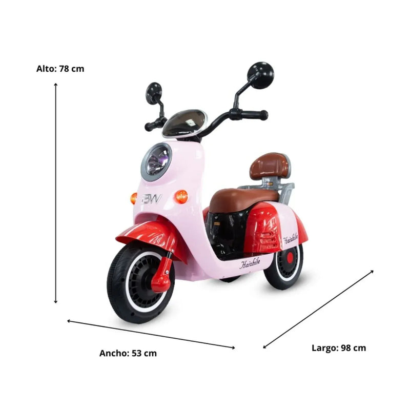 MOTO NEW VESPA MARTINA PINK 6V EM1600BP PRINSEL