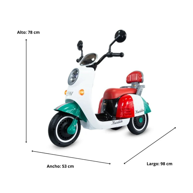 MOTO NEW VESPA MARTINA GREEN 6V EM1600BG PRINSEL