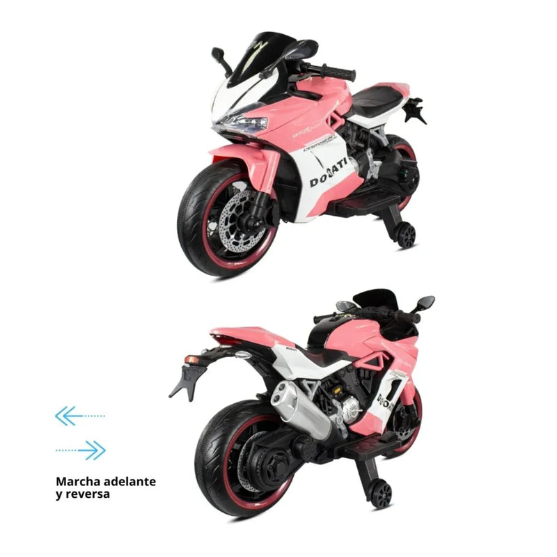 MOTO ELÉCTRICA TIPO DUCATI GT EM959TP PINK PRINSEL