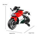 MOTO ELÉCTRICA TIPO DUCATI GT RED EM959TR PRINSEL