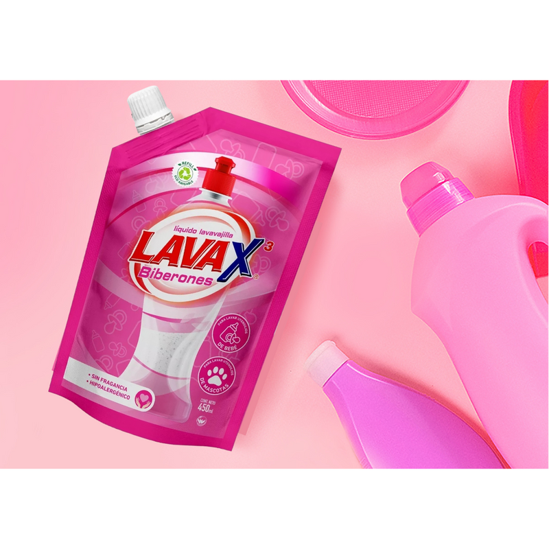 COMBO JABÓN LAVA TETEROS X450ML X3 (Más unidades para múltiples usos)