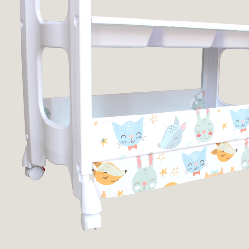 BAÑERA DE PIE CAMBIADOR TIN-100 BEBESITO ANIMALES