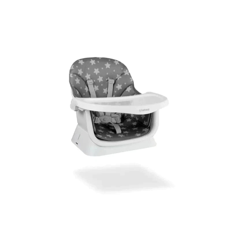 SILLA COMEDOR BABY ELITE DINNER 5 EN 1 1077 BEBESIT GRIS-