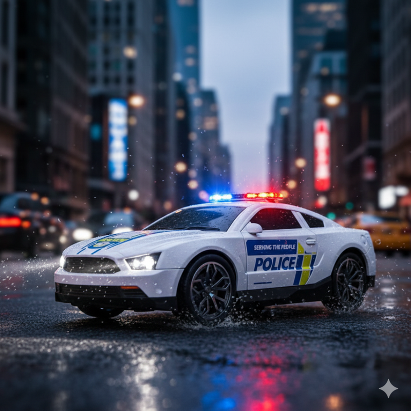 CARRO+HELICOPTERO POLICIA WY620A STB