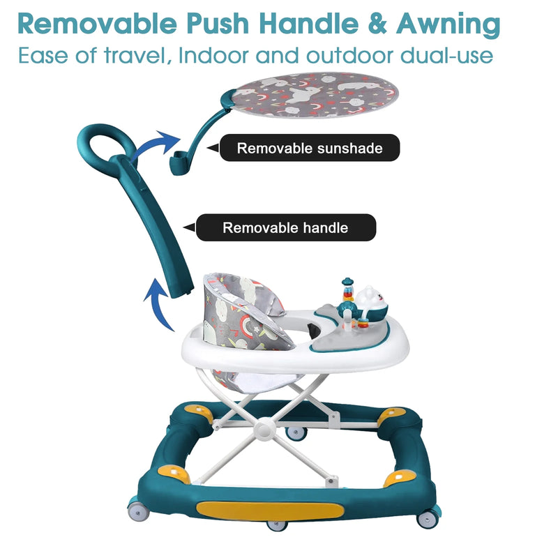 CAMINADOR PARA BEBÉ MULTIFUNCIONAL CON TECHO Y JUEGOS MUSICALES Y-W405C MUNBE