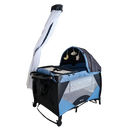 Cuna corral mecedora IRIS EB717 AZUL EBABY