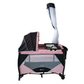 Cuna corral mecedora IRIS EB717 ROSADO EBABY