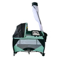 Cuna corral mecedora IRIS EB717 VERDE EBABY