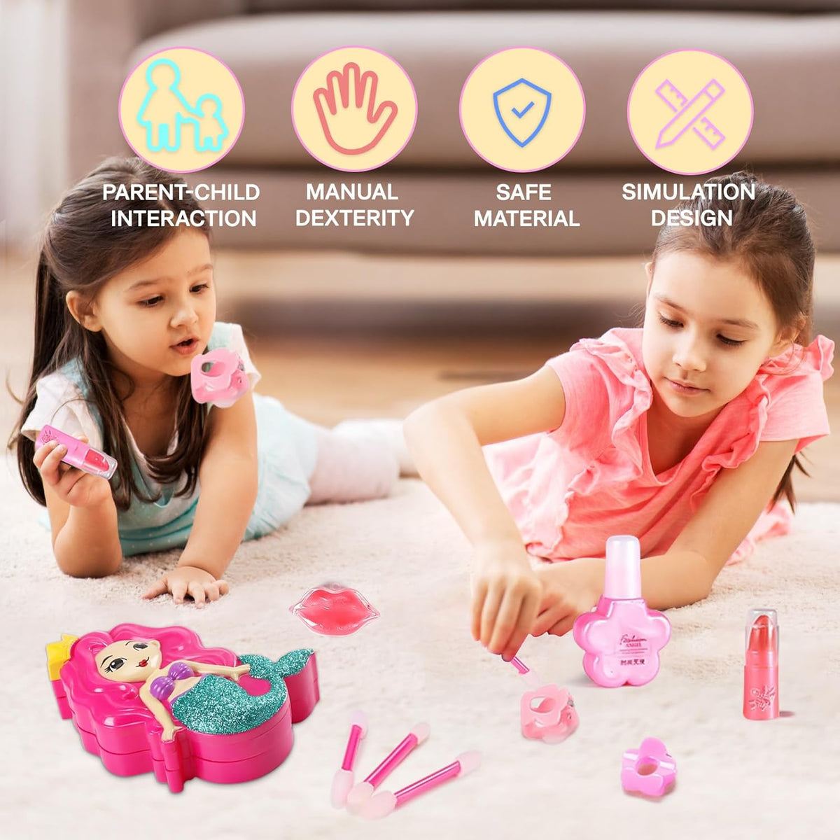 SET MAQUILLAJE SIRENA V71682C7 MUNBE - Main Image