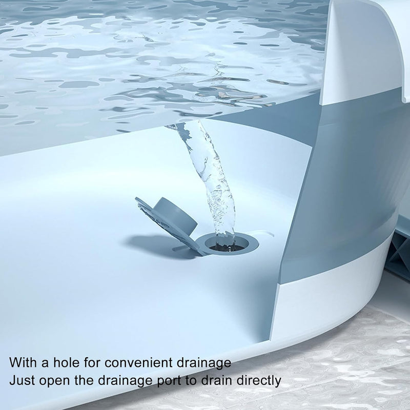 BAÑERA PLEGABLE TERMÓMETRO+JUGUETE LX-209 BABY KAYS