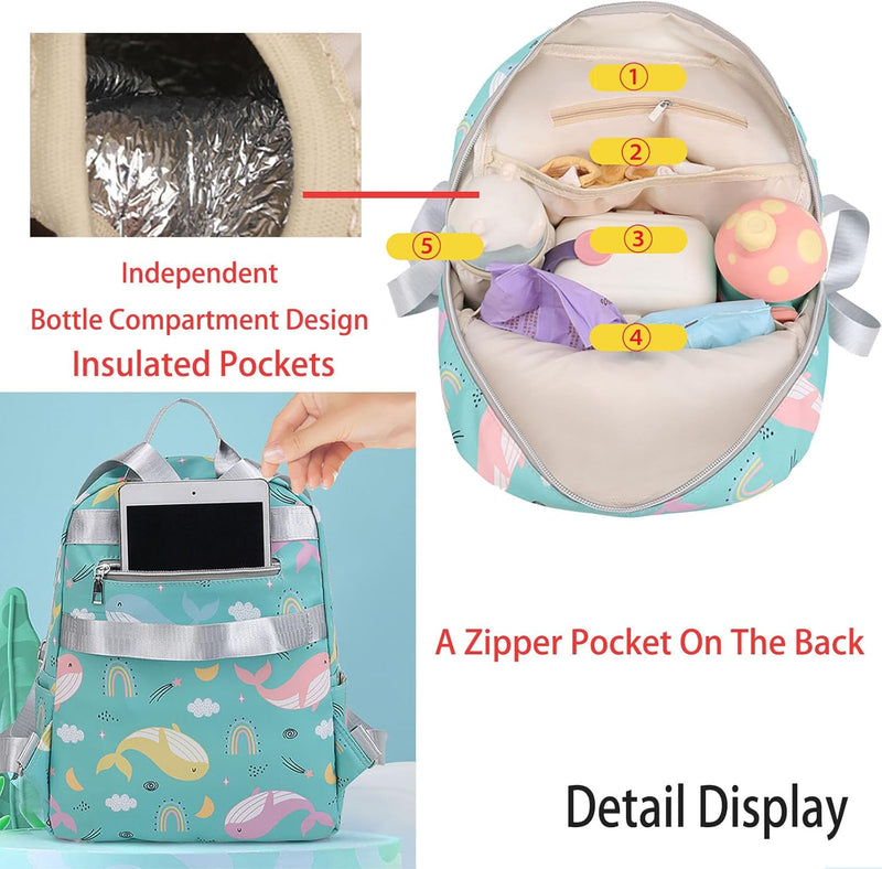 PAÑALERA MORRAL MULTIFUNCIONAL PARA MAMÁ ZS2309 MUNBE