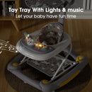 CAMINADOR PARA BEBÉ MULTIFUNCIONAL CON TECHO Y JUEGOS MUSICALES Y-W405C MUNBE GRIS
