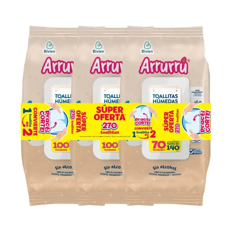 TOALLAS HUMEDAS AVENA X270 ABB506 ARRURRU