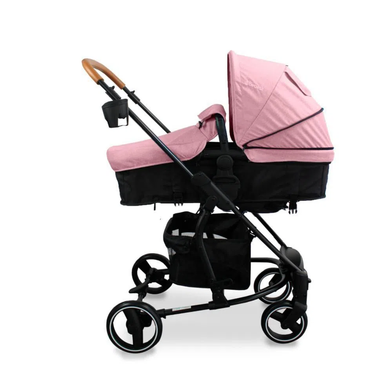 COCHE TRAVEL SYSTEM PRIMA SL461A - ROSADO BEBESIT