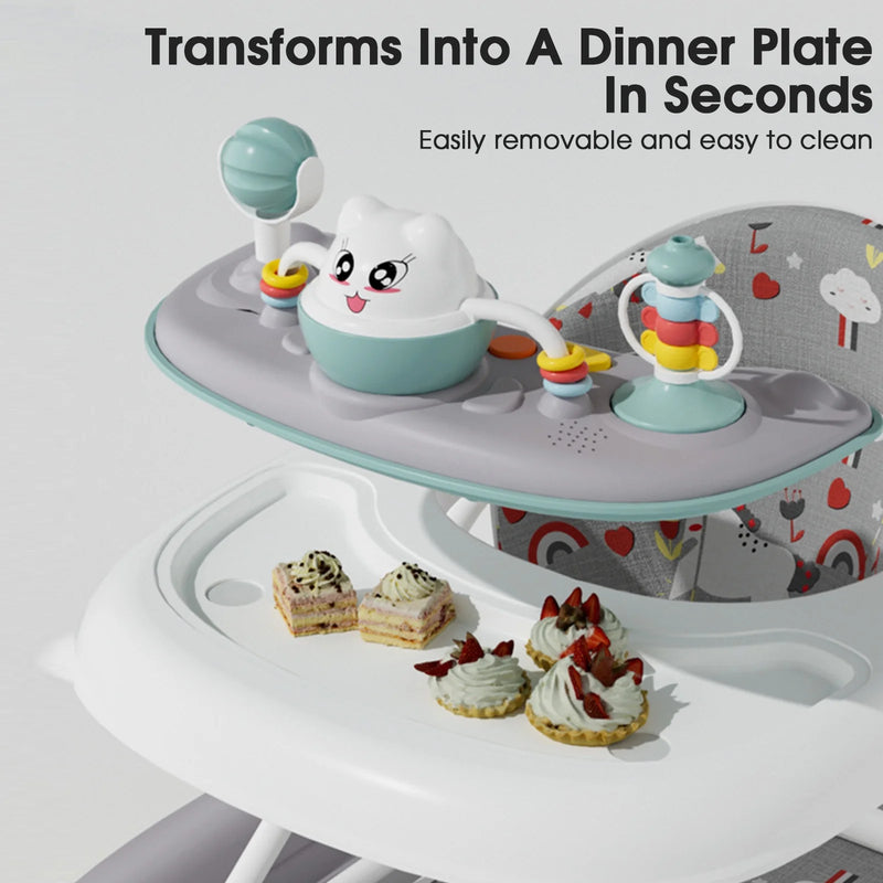 CAMINADOR PARA BEBÉ MULTIFUNCIONAL CON TECHO Y JUEGOS MUSICALES Y-W405C MUNBE