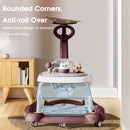 CAMINADOR PARA BEBÉ MULTIFUNCIONAL CON TECHO Y JUEGOS MUSICALES Y-W405C MUNBE VINO TINTO