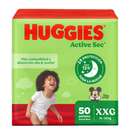 PAÑALES HUGGIES ACTIVE SEC ETAPA 5 X50 UND