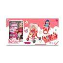 SET MUÑECO BEBE 11 PZ 7194-1 STB