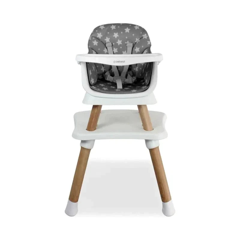 SILLA COMEDOR BABY ELITE DINNER 5 EN 1 1077 BEBESIT GRIS-