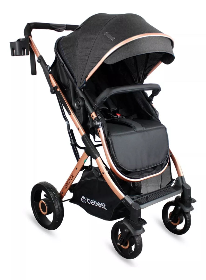 COCHE TRAVEL SYSTEM GOLD LX TS619 BEBESIT NEGRO-
