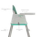 SILLA COMEDOR ZOE HAPPY BABY VERDE-