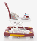 CAMINADOR PARA BEBÉ MULTIFUNCIONAL CON TECHO Y JUEGOS MUSICALES Y-W405C MUNBE VINO TINTO