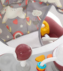 CAMINADOR PARA BEBÉ MULTIFUNCIONAL CON TECHO Y JUEGOS MUSICALES Y-W405C MUNBE VINO TINTO